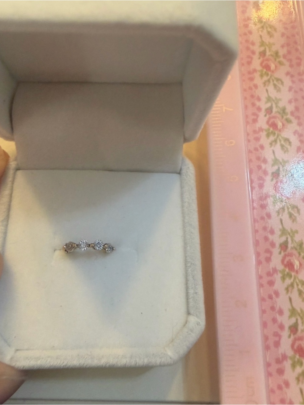 14k Gold Diamond Cartilage Hoop Earring